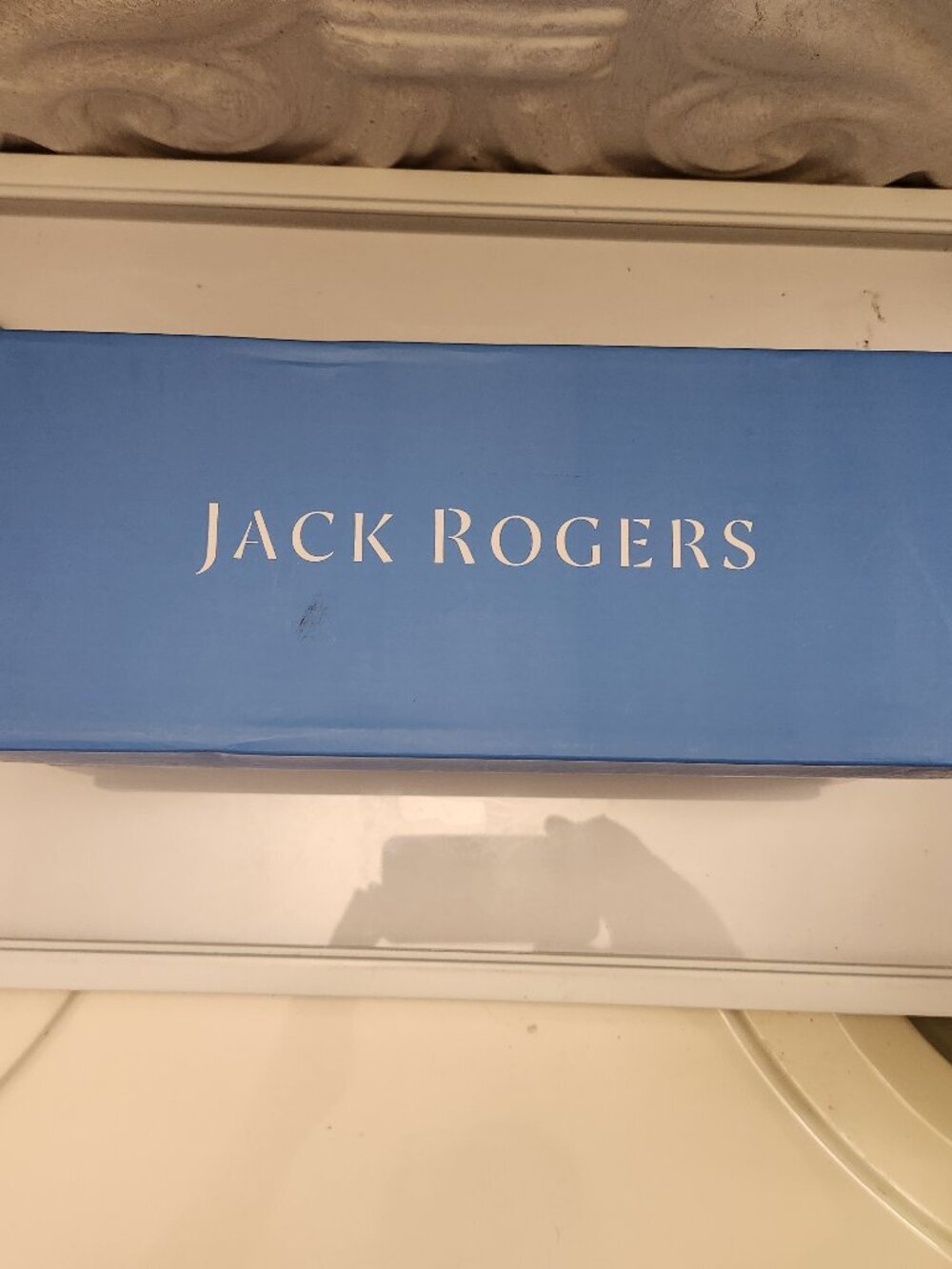 Jack Rogers "Tilly" criss-cross Denim bow slides. NIB. Size 6.5 - Picture 10 of 10